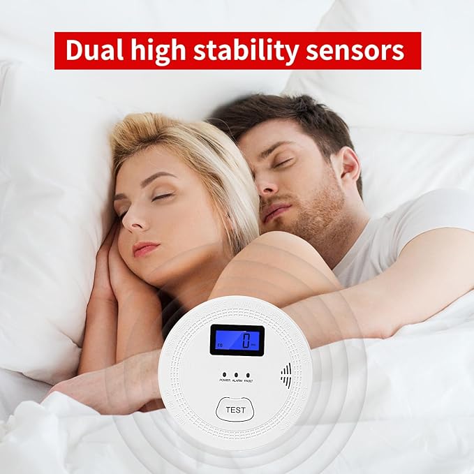 π 2-in-1 Carbon Monoxide & Smoke Detector β Double the Safety, One Powerful Device! π₯π¨