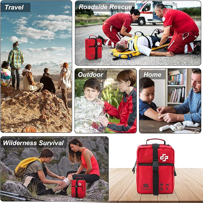 🩹 400PCS First Aid Kit – Be Ready for Any Emergency, Anytime! 🧰
