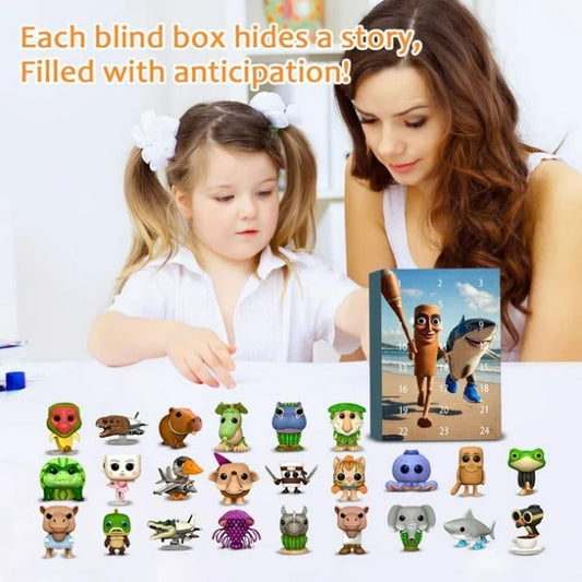 24Pcs Italian Brainrot Series Figure Blind Box, Italian Brainrot Series Collection Blind Box, Italian Brainrot Theme Blind Box Set Gifts for Boys and Girls (11 Inch-A)