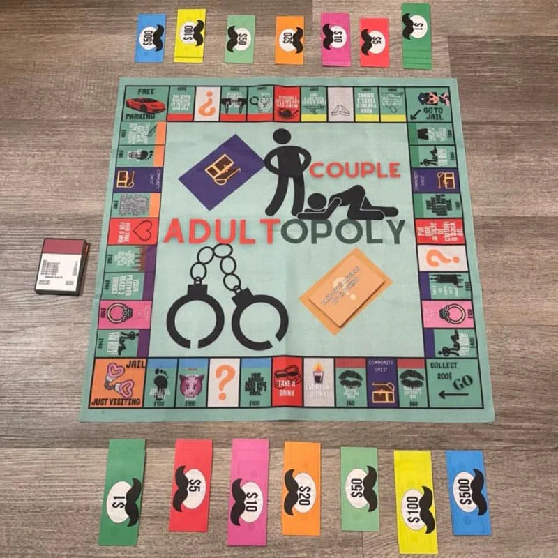 Adult version of Monopoly game