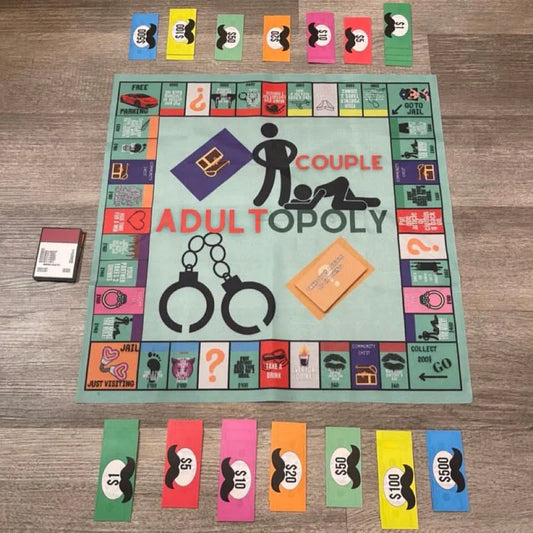 Adult version of Monopoly game